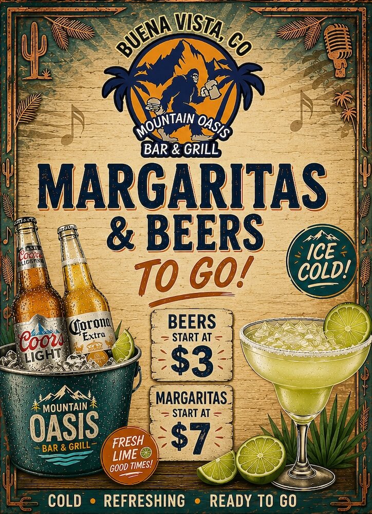 Margaritas To Go at Mountain Oasis
