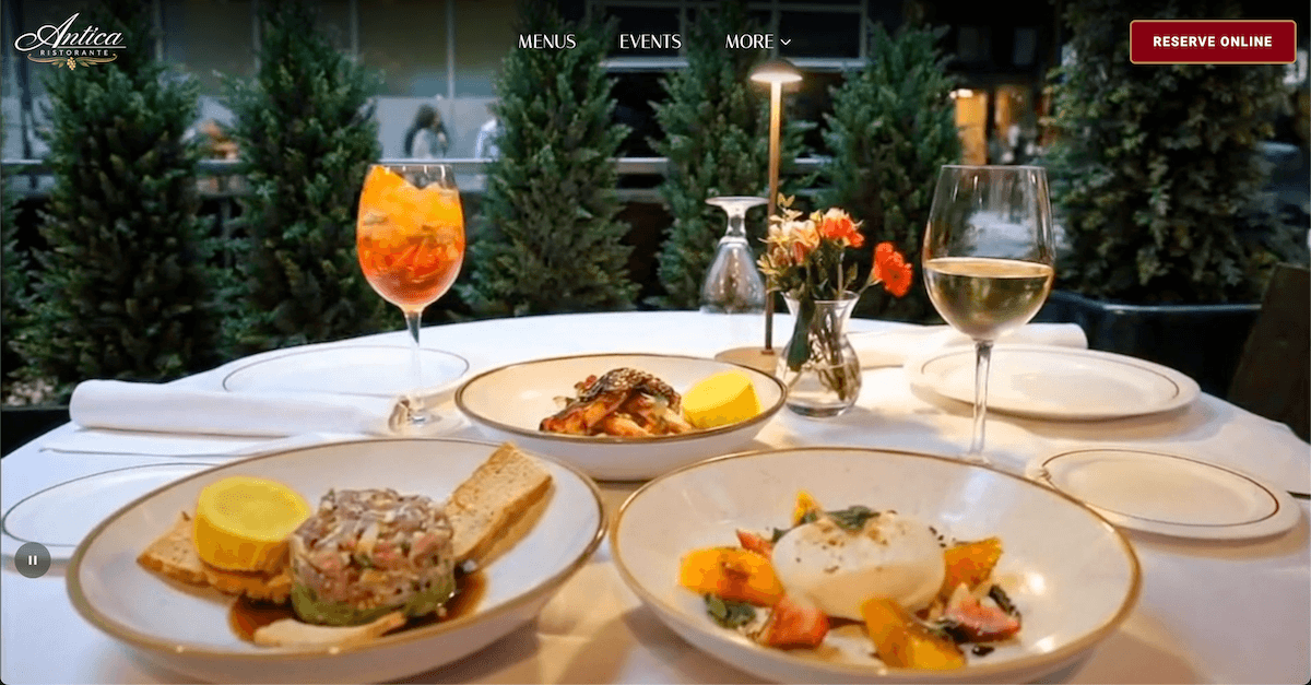 Antica Ristorante screenshot