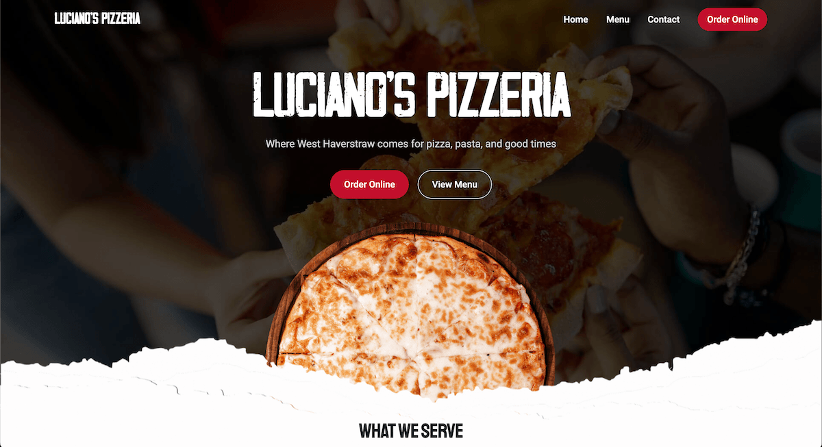 Luciano's Pizzeria screenshot
