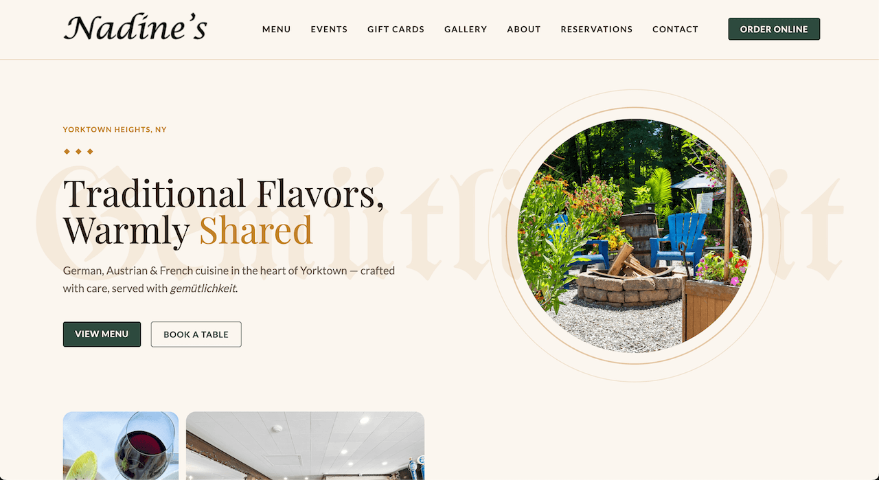 Nadine's Restaurant screenshot