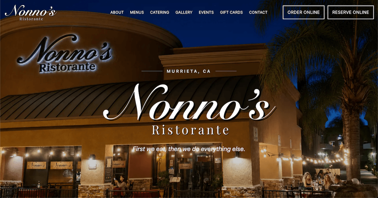 Nonno's Ristorante screenshot
