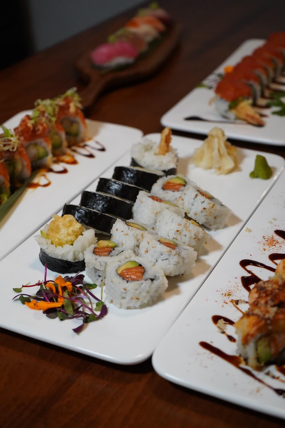 Sushi selection